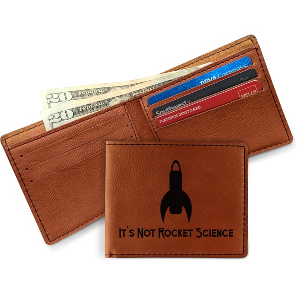 Rocket Science Leather Bifold Wallet - Main