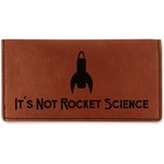 Rocket Science Leatherette Checkbook Holder (Personalized)