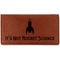 Rocket Science Leather Checkbook Holder - Main