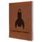 Rocket Science Leather Sketchbook - Large - Double Sided - Angled View