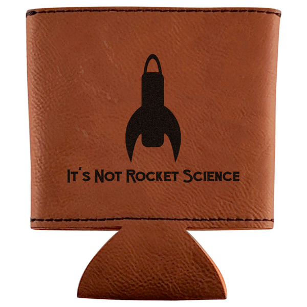 Custom Rocket Science Leatherette Can Sleeve (Personalized)