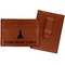 Rocket Science Leatherette Wallet with Money Clips - Front and Back