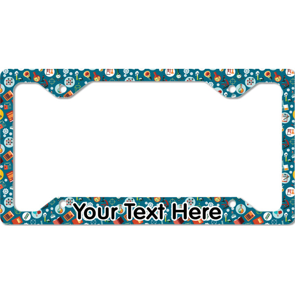 Custom Rocket Science License Plate Frame - Style C (Personalized)