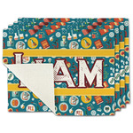 Rocket Science Single-Sided Linen Placemat - Set of 4 w/ Name or Text