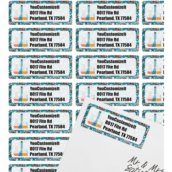 Rocket Science Mailing Label on Envelope - Multiple Labels