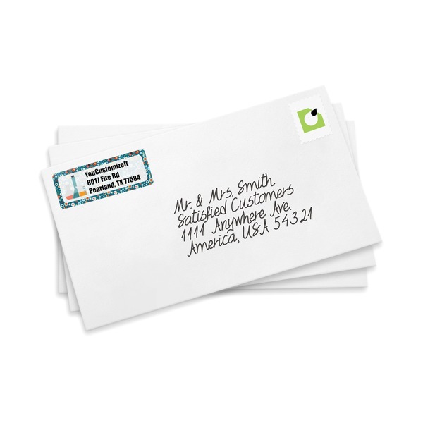 Rocket Science Mailing Label on Envelopes