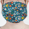 Rocket Science Mask - Pleated (new) Front View on Girl