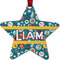 Rocket Science Metal Star Ornament - Double Sided w/ Name or Text