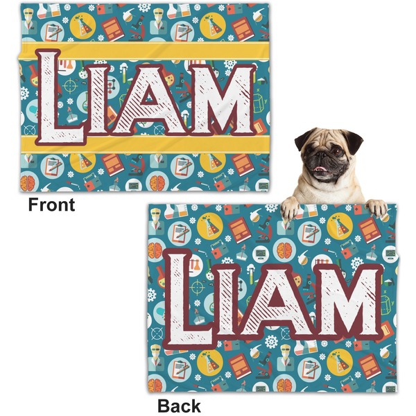 Rocket Science Microfleece Dog Blanket - Regular - Front & Back