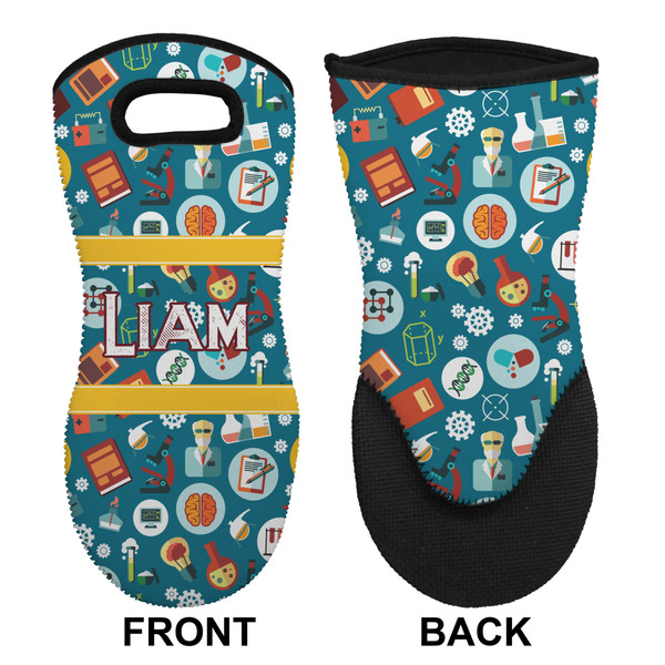 Rocket Science Neoprene Oven Mitt (Front & Back)