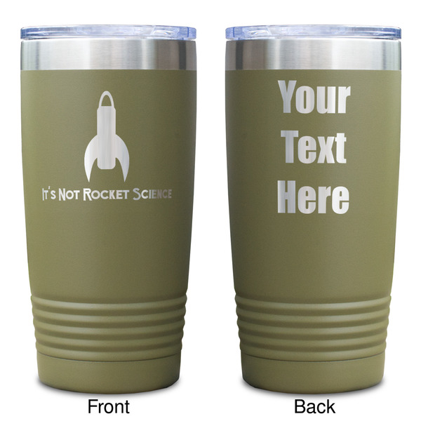 Rocket Science Olive Polar Camel Tumbler - 20oz - Double Sided - Approval