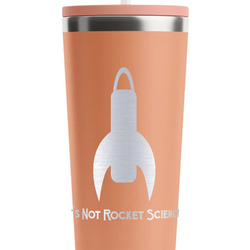 Rocket Science RTIC Everyday Tumbler with Straw - 28oz - Peach - Double-Sided (Personalized)