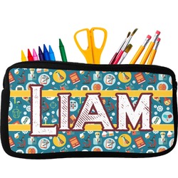 Rocket Science Neoprene Pencil Case - Small w/ Name or Text