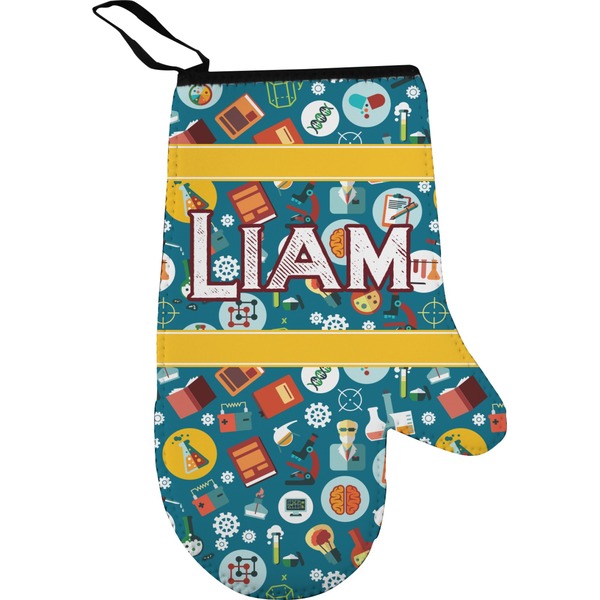 Custom Rocket Science Right Oven Mitt (Personalized)