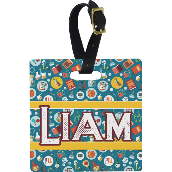 Rocket Science Personalized Square Luggage Tag