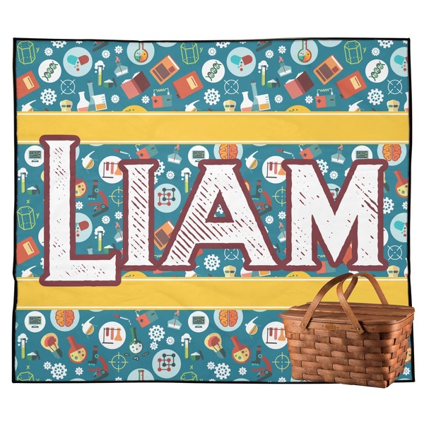 Custom Rocket Science Outdoor Picnic Blanket (Personalized)