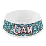 Rocket Science Plastic Dog Bowl - Small (Personalized)