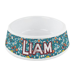 Rocket Science Plastic Dog Bowl - Small (Personalized)