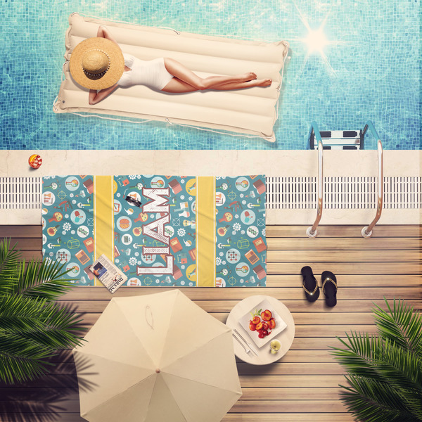 Rocket Science Pool Towel Lifestyle