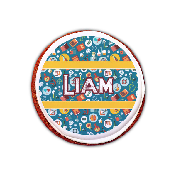 Rocket Science Printed Icing Circle - XSmall - On Cookie