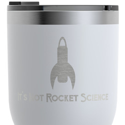 Rocket Science RTIC Tumbler - White - Engraved Front & Back (Personalized)