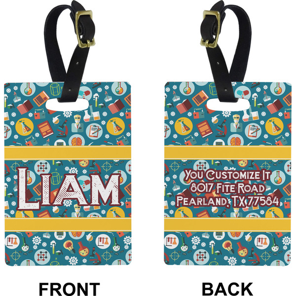 Rocket Science Rectangle Luggage Tag (Front + Back)