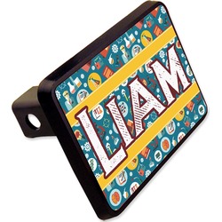 Rocket Science Rectangular Trailer Hitch Cover - 2" (Personalized)