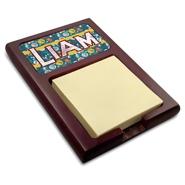Custom Rocket Science Red Mahogany Sticky Note Holder (Personalized)