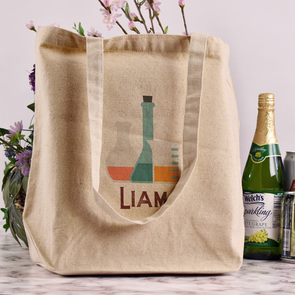 Rocket Science Reusable Cotton Grocery Bag - In Context