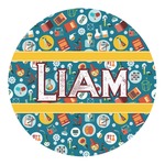 Rocket Science Round Decal - Small (Personalized)