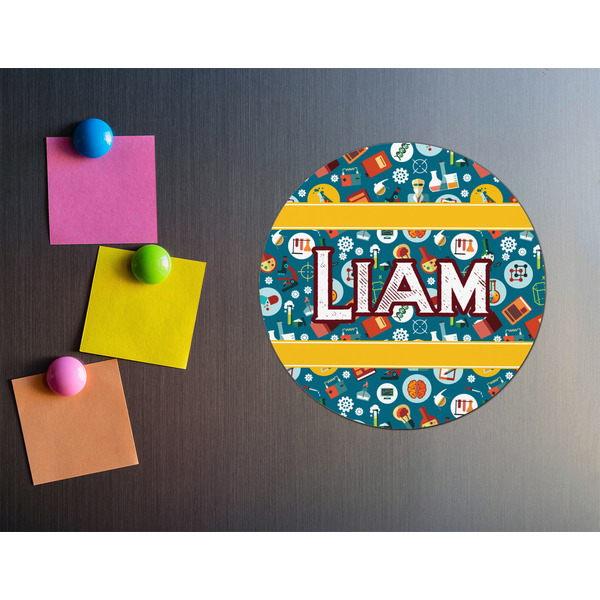 Rocket Science Round Fridge Magnet - LIFESTYLE