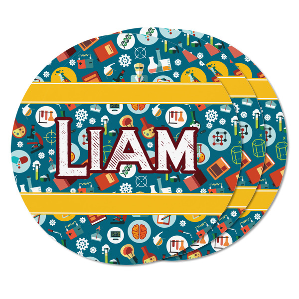 Rocket Science Round Fridge Magnet - THREE