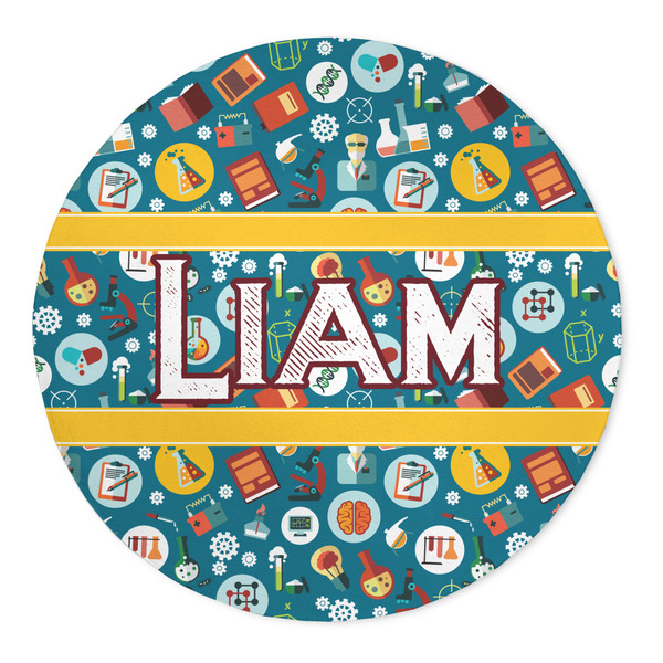 Custom Rocket Science 5' Round Indoor Area Rug (Personalized)