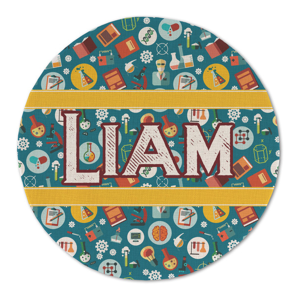 Rocket Science Round Linen Placemats - FRONT (Double Sided)