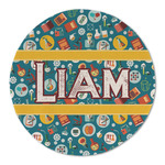 Rocket Science Round Linen Placemat (Personalized)