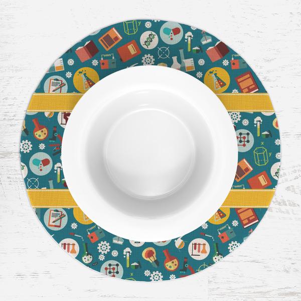 Rocket Science Round Linen Placemats - LIFESTYLE (single)