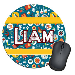 Rocket Science Round Mouse Pad (Personalized)