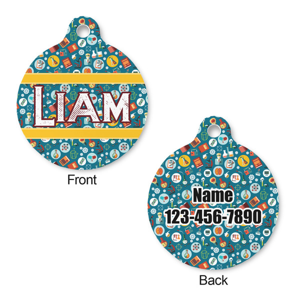 Rocket Science Round Pet ID Tag - Large - Approval