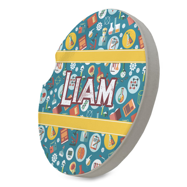 Rocket Science Sandstone Car Coaster - STANDING ANGLE