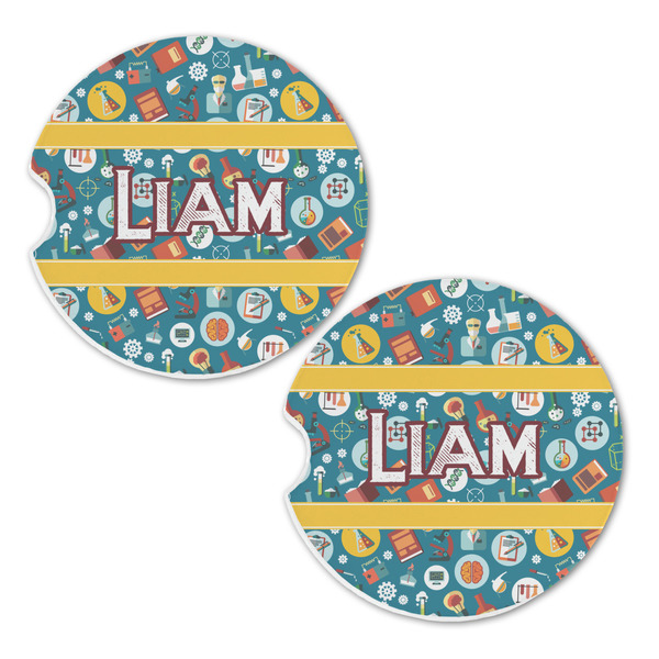 Rocket Science Sandstone Car Coasters - Set of 2