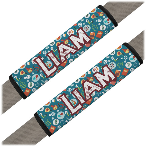 Custom Rocket Science Seat Belt Covers (Set of 2) (Personalized)