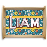 Rocket Science Natural Wooden Tray - Large (Personalized)