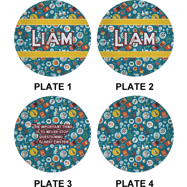 Rocket Science Set of Appetizer / Dessert Plates (Approval)