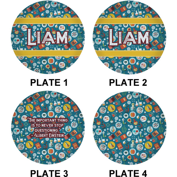 Rocket Science Set of Lunch / Dinner Plates (Approval)