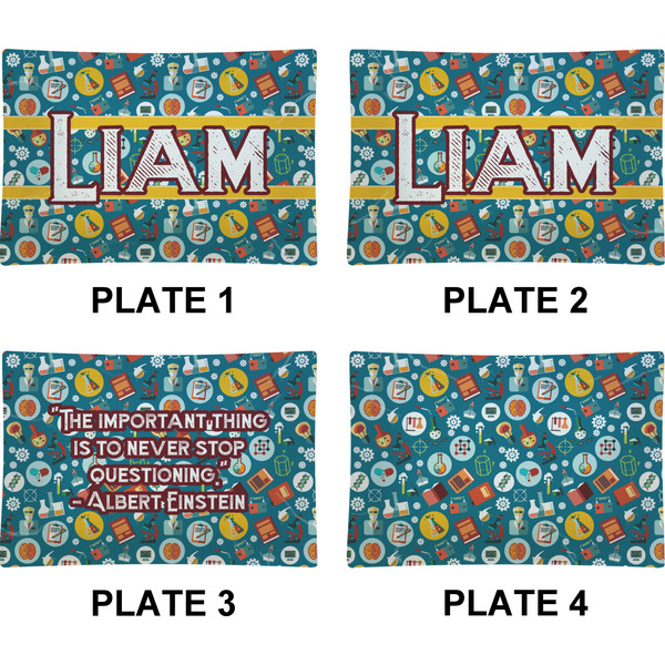 Rocket Science Set of Rectangular Appetizer / Dessert Plates (Approval)