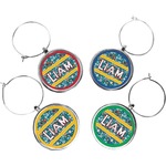 Rocket Science Wine Charms (Set of 4) (Personalized)