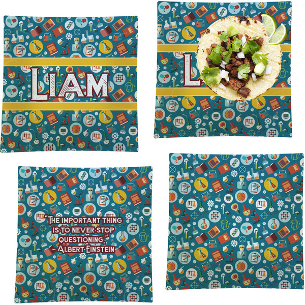 Rocket Science Set of Square Dinner Plates