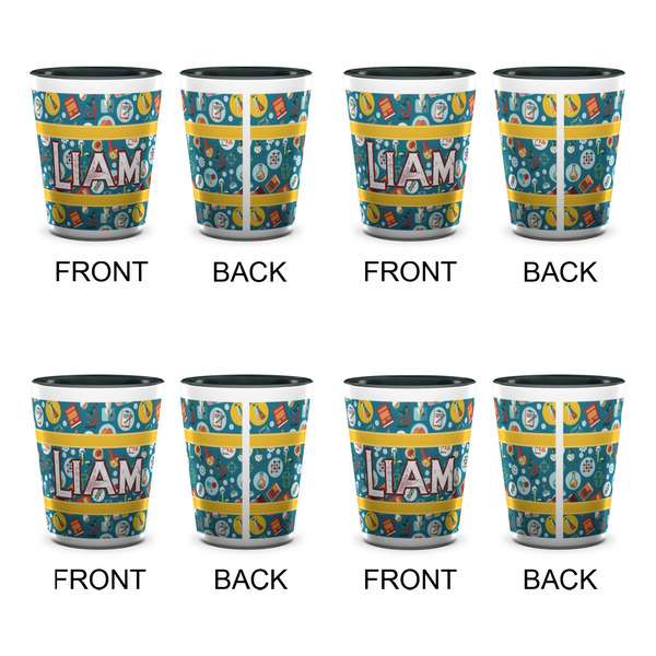 Rocket Science Shot Glassess - Two Tone - Set of 4 - APPROVAL