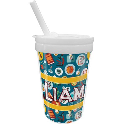 Rocket Science Sippy Cup with Straw (Personalized)