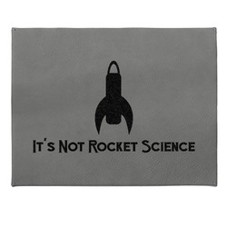 Rocket Science Small Gift Box w/ Engraved Leather Lid (Personalized)